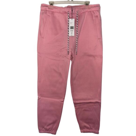 New Men's Unisex Reason Brand Classic Fleece Sweatpants Joggers size XXL PinkE27 - Picture 1 of 7